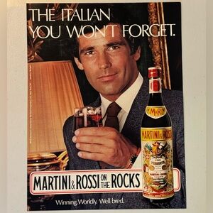 5/$20 Martini & Rossi 1981 Advertisement (Life Magazine print)